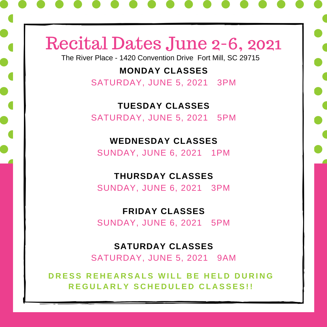 ---recital dates BAXTER